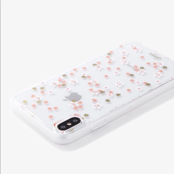 NWT Sonix iPhone Case Floral Pink & White Rhinestone - XS Max - Picture 3 of 5
